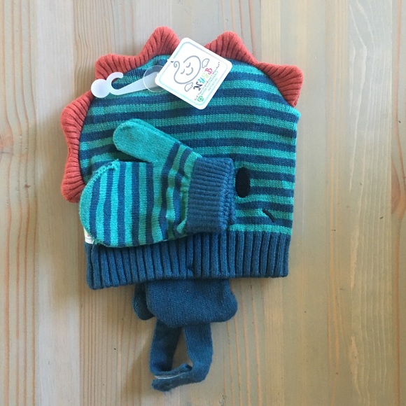 Not Your Grandma’s Blanket Other - NWT Baby Boys Girls 2pc Winter Beanie Hat Gloves Set 12-24 Month